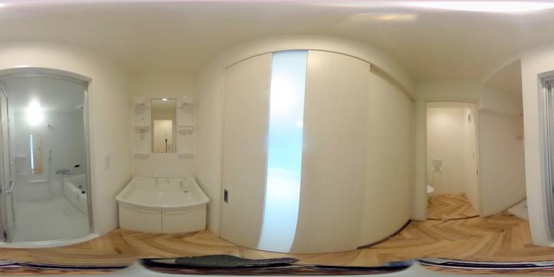 パノラマ画像バスルーム