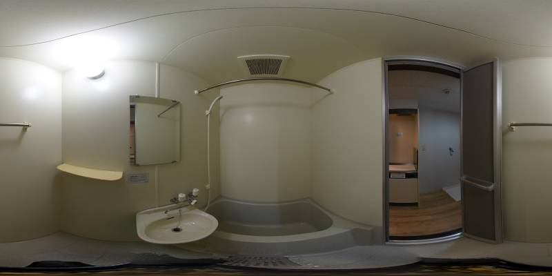 パノラマ画像バスルーム