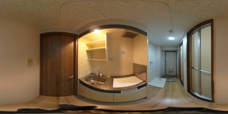 パノラマ画像キッチン