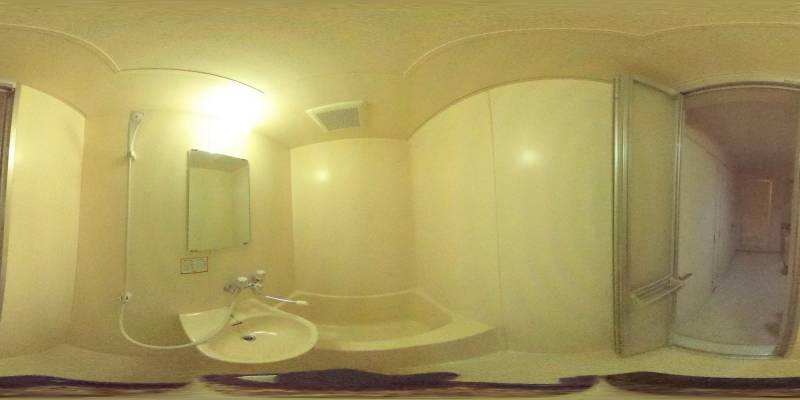 パノラマ画像バスルーム