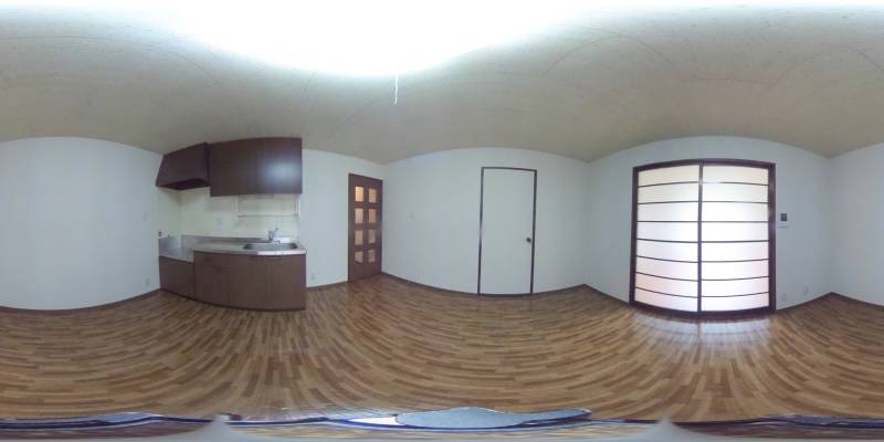 パノラマ画像キッチン