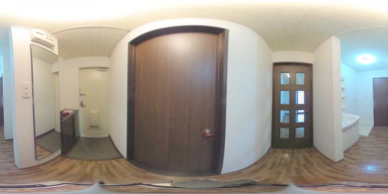 パノラマ画像玄関