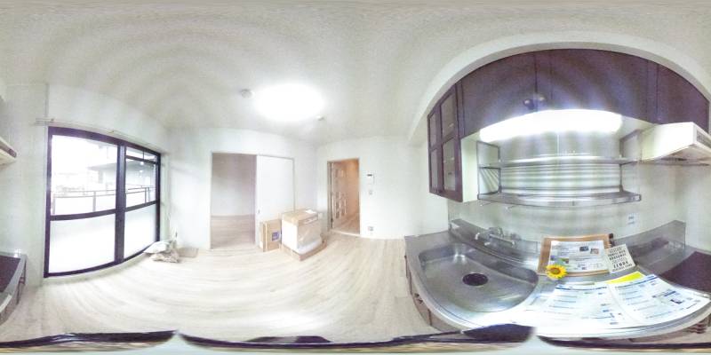 パノラマ画像キッチン