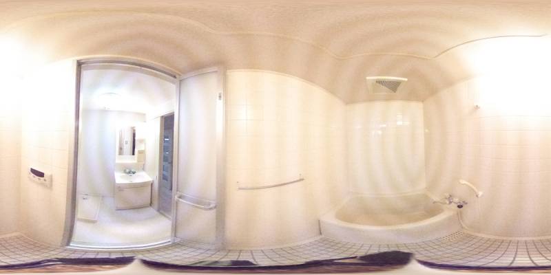 パノラマ画像バスルーム