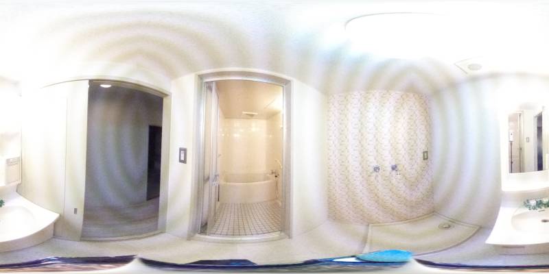 パノラマ画像バスルーム