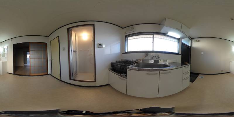 パノラマ画像キッチン