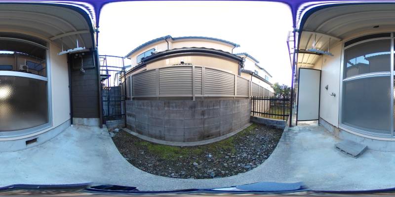 パノラマ画像バルコニー