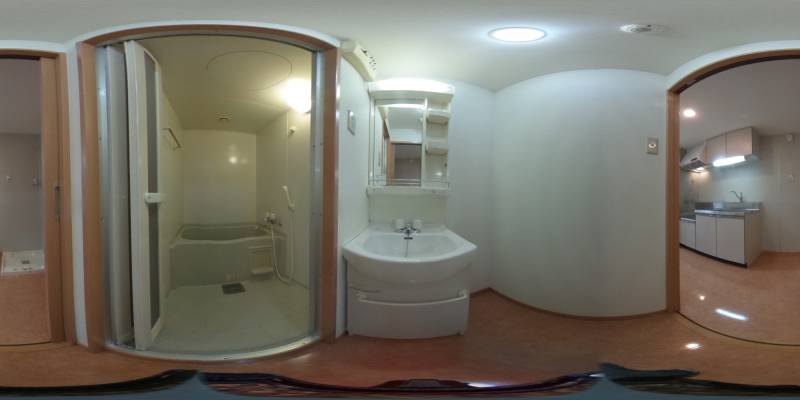 パノラマ画像洗面所