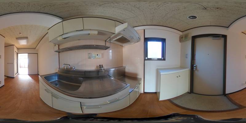 パノラマ画像キッチン