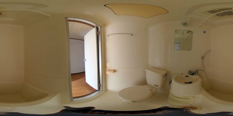 パノラマ画像バスルーム