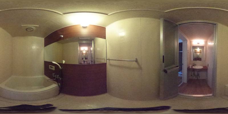 パノラマ画像バスルーム