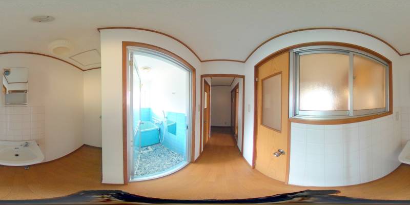 パノラマ画像洗面所