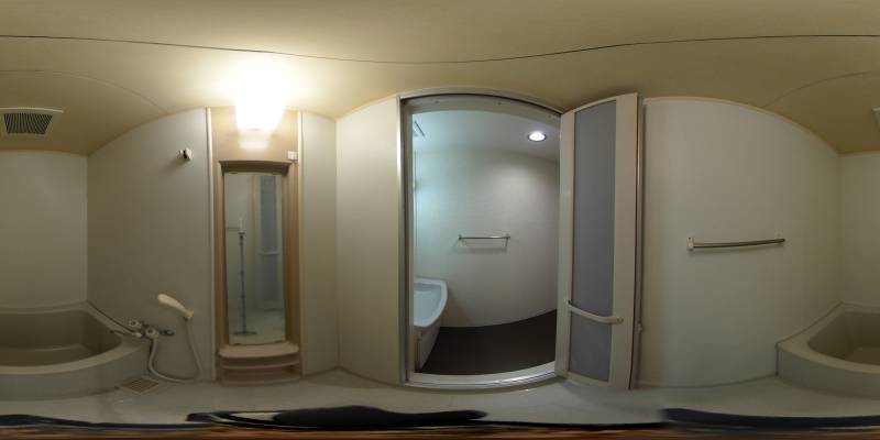 パノラマ画像バスルーム