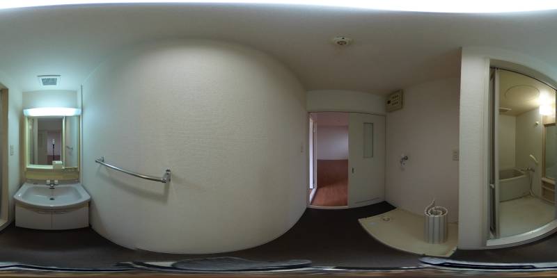 パノラマ画像洗面所