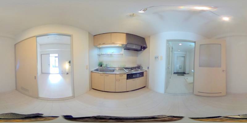 パノラマ画像キッチン