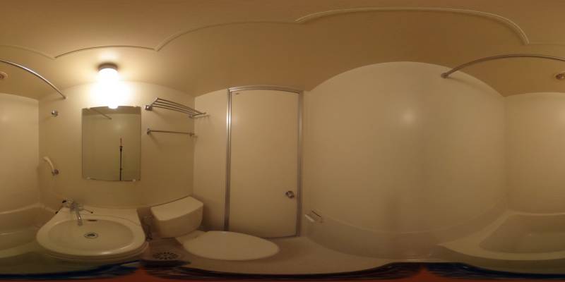 パノラマ画像バスルーム