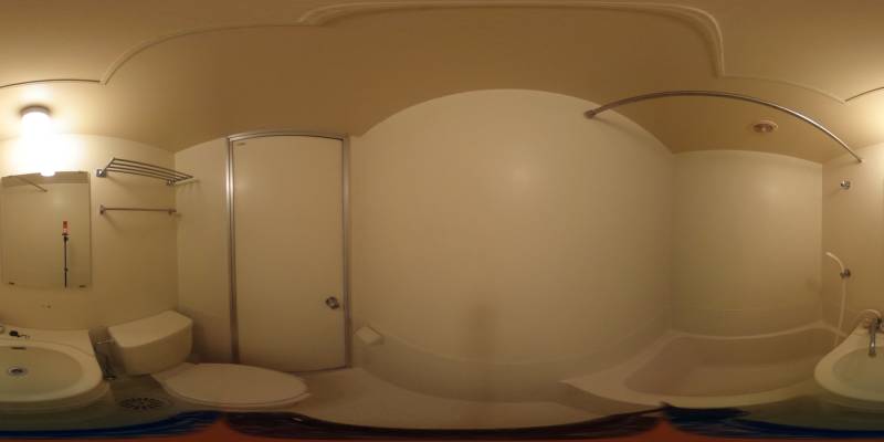 パノラマ画像バスルーム