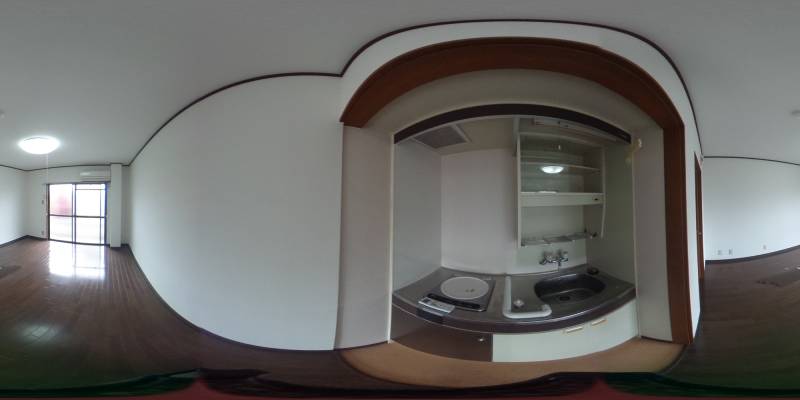 パノラマ画像キッチン