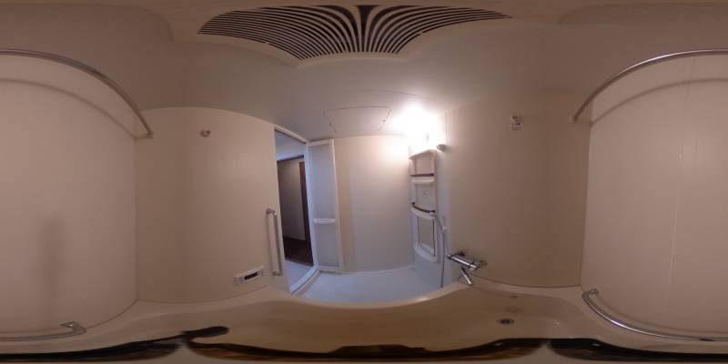 パノラマ画像バスルーム