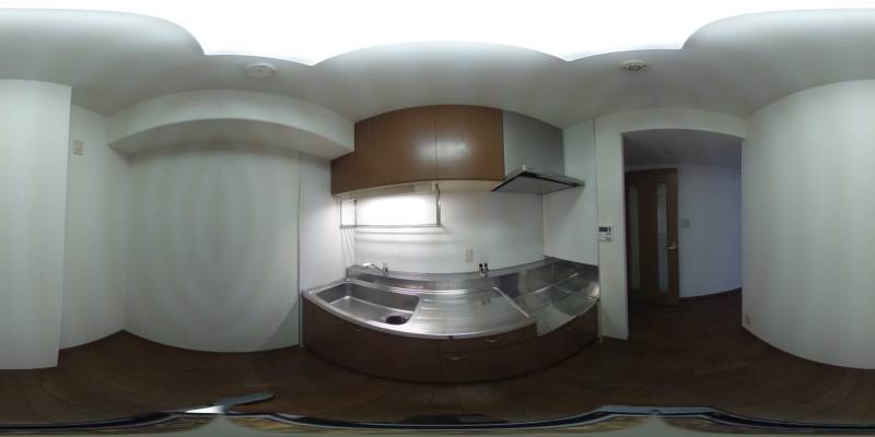 パノラマ画像キッチン