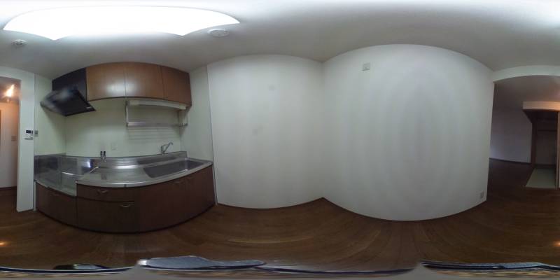 パノラマ画像キッチン