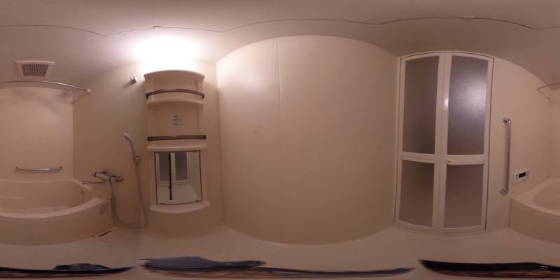 パノラマ画像バスルーム