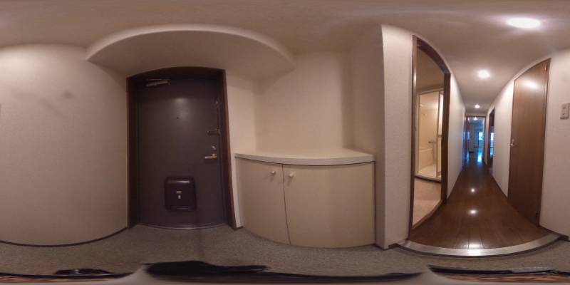 パノラマ画像玄関