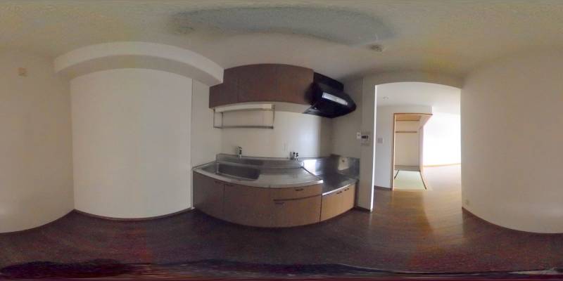 パノラマ画像キッチン