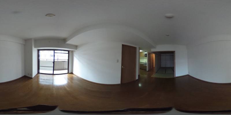 パノラマ画像リビング