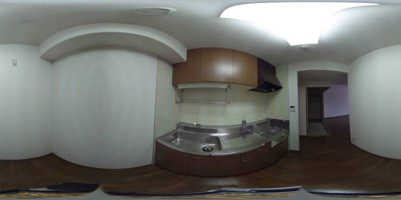 パノラマ画像キッチン