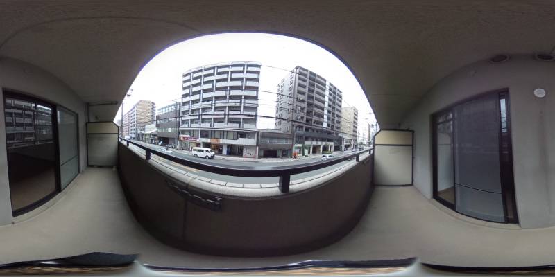 パノラマ画像バルコニー