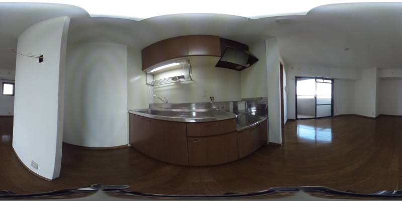 パノラマ画像キッチン