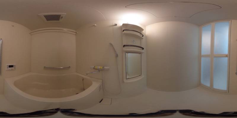 パノラマ画像バスルーム