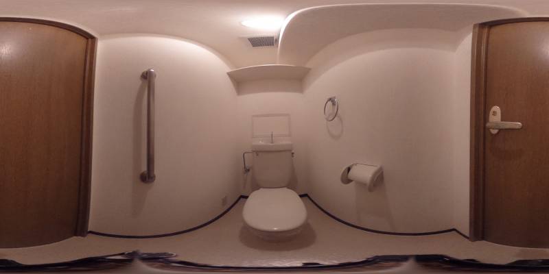 パノラマ画像トイレ