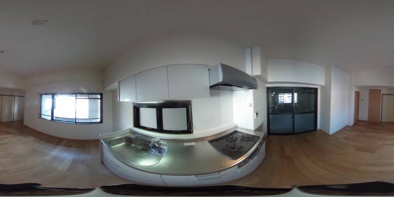 パノラマ画像キッチン