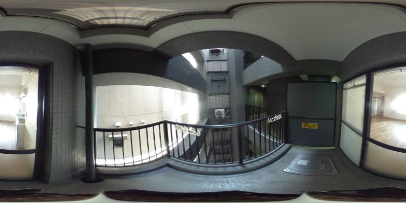 パノラマ画像バルコニー