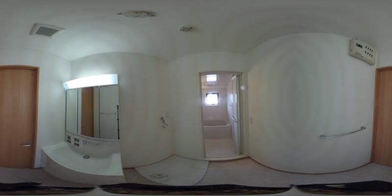 パノラマ画像洗面所