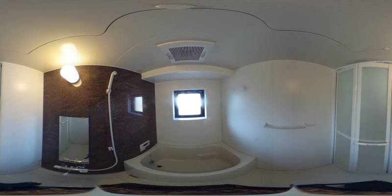 パノラマ画像バスルーム