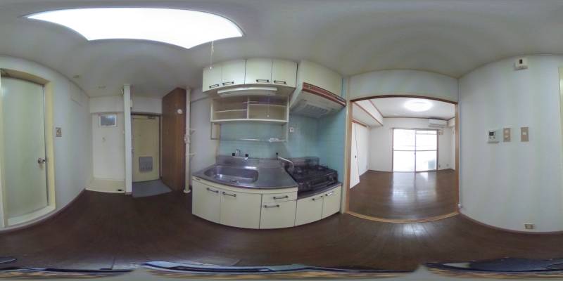 パノラマ画像キッチン