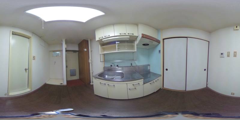 パノラマ画像キッチン