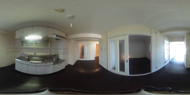 パノラマ画像キッチン