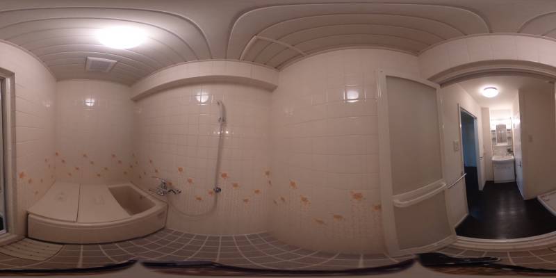パノラマ画像バスルーム