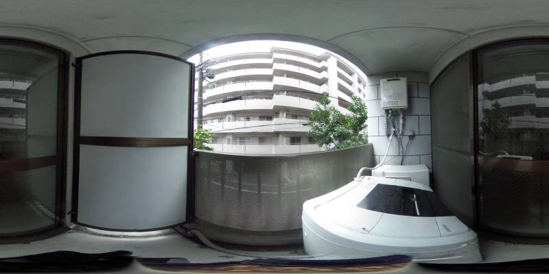 パノラマ画像バルコニー