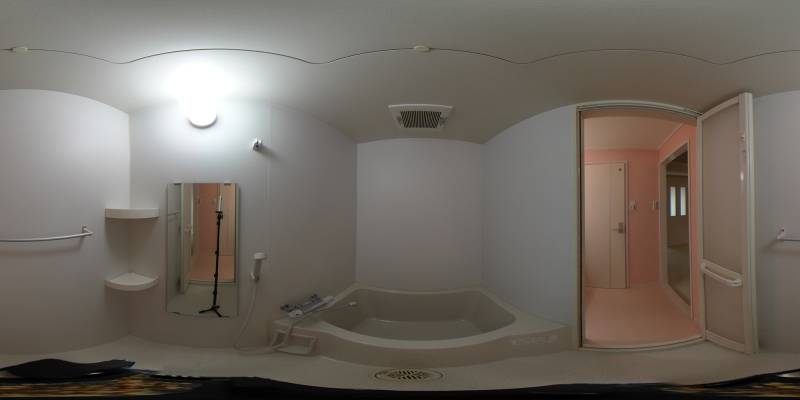 パノラマ画像バスルーム