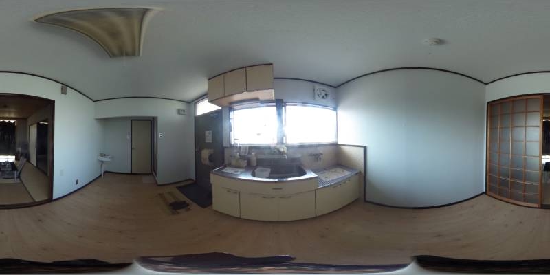 パノラマ画像キッチン