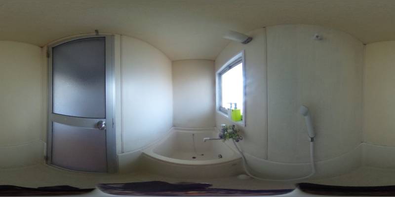 パノラマ画像バスルーム