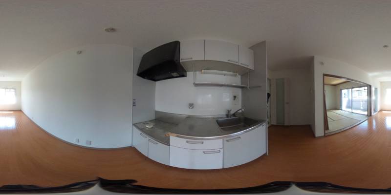 パノラマ画像キッチン