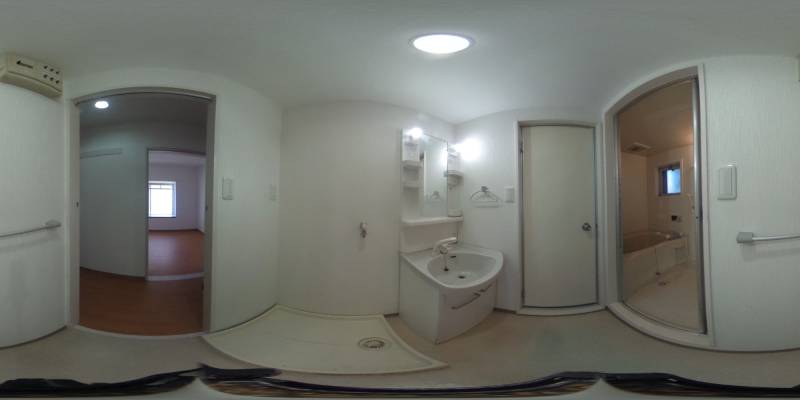パノラマ画像洗面所