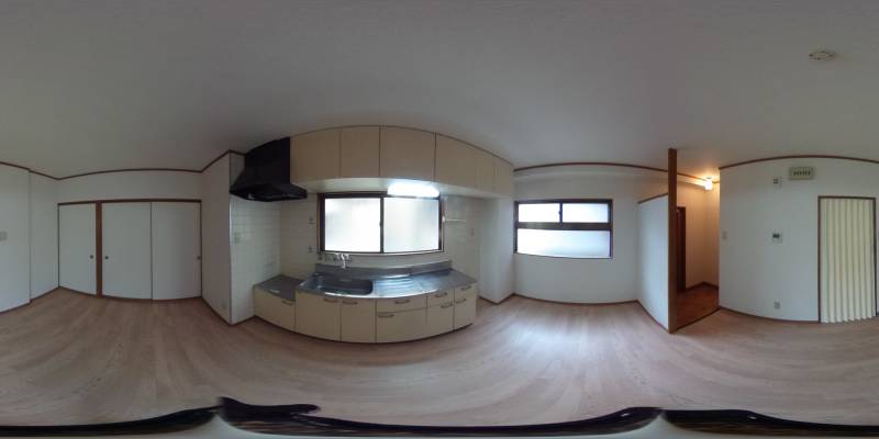 パノラマ画像キッチン