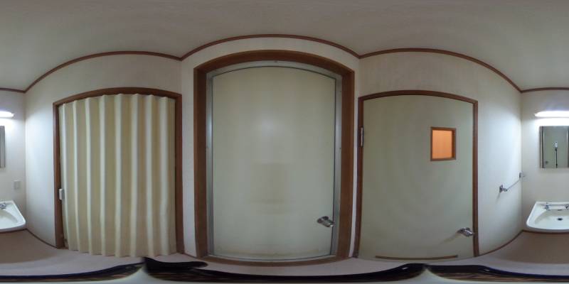 パノラマ画像バスルーム